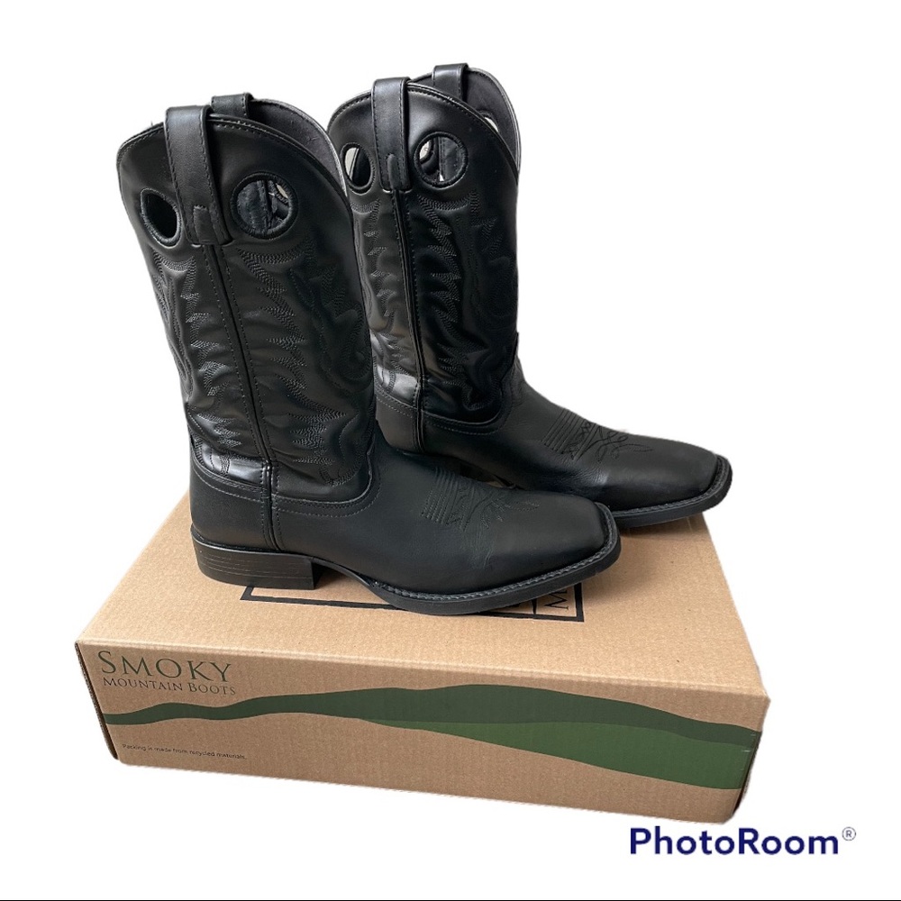 Smoky Mountain Men's Outlaw Western Boot Square T… Gem